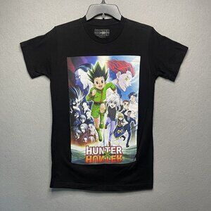 Hunter X Hunter Black Graphic T-Shirt Anime Design S